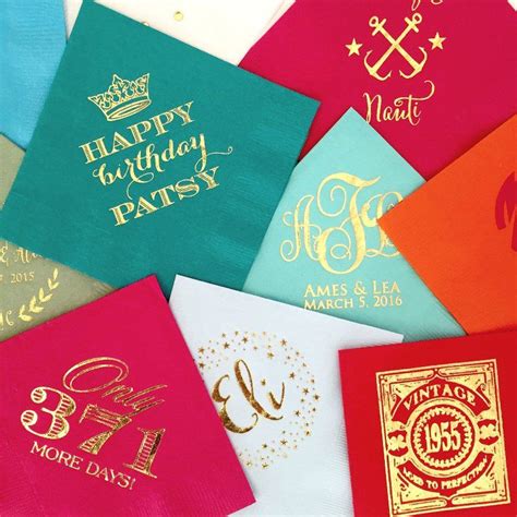 Personalized Beverage Napkins, Wedding Beverage Napkins, Monogrammed ...