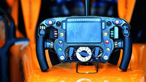 McLaren MCL33 steering wheel at Australian Grand Prix, Melbourne - Saturday 24 March 2018 ...