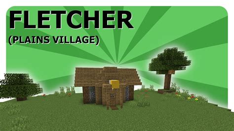 Plains Village Fletcher House - Minecraft How to Build Tutorial - YouTube