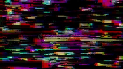 Glitch Effect. Computer Screen Error. Error Video. Abstract Digital Pixel Noise. TV Signal Fail ...