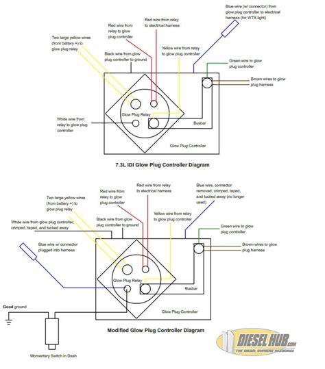 2001 7 3 Powerstroke Glow Plug Relay Wiring Diagram - Wiring Diagram