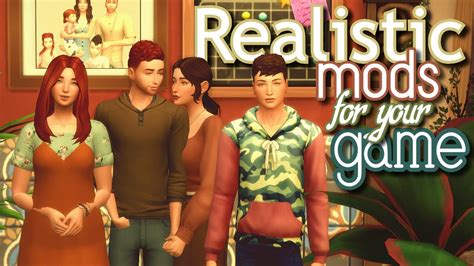 Realistic Mods for Family Focused Gameplay 👪 The Sims 4 - YouTube