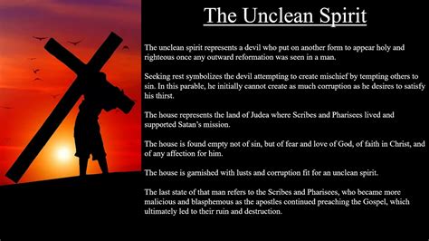 Bible Parable | The Unclean Spirit - YouTube