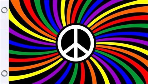 Rainbow Peace - Flag – TrippyStore