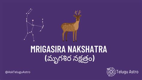 Mrigasira Nakshatra Horoscope Nature, Characteristics, Career, Job, Health