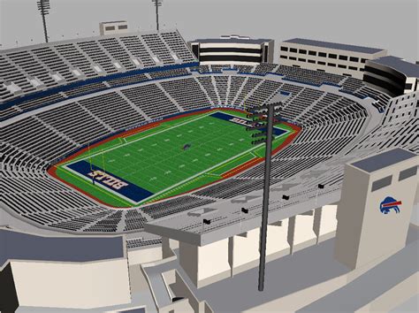 Ralph Wilson Stadium 3D Model – Realtime - 3D Models World