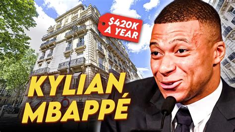 Kylian Mbappe | House Tour | $420K Paris Penthouse Rent & More