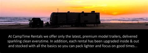 Browse RV Camping Trailers in Pismo Beach - CampTime Rentals