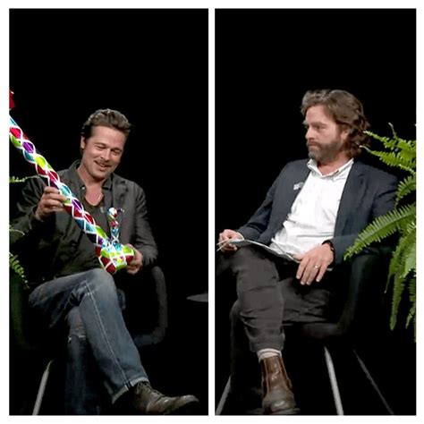 It's Zach Galifianakis & Brad Pitt in a New Between Two Ferns