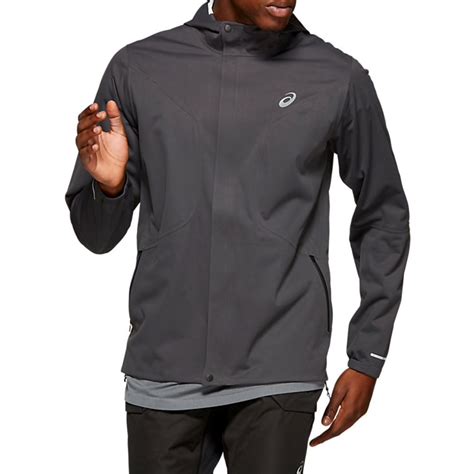 Asics Accelerate Men's Running Jacket - Graphite Grey | The Running Outlet