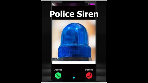 Police Siren Ringtone - New Ringtone 2021 - Telephone Ringtone - YouTube