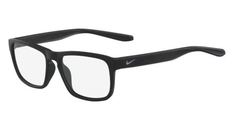 Nike - NIKE Eyeglasses 7104 001 Matte Black Rectangle Men's 54x17x140 - Walmart.com - Walmart.com