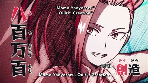 Boku no Hero Academia || Yaoyorozu Momo || Quirk: Creation | Hero academia characters, Boku no ...