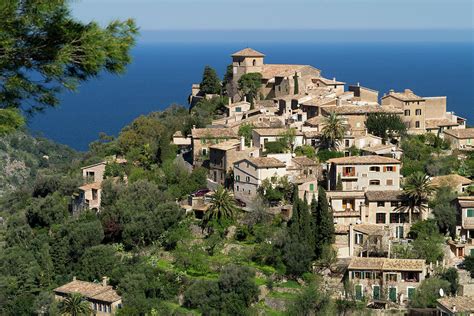 Hilltop Village Of Deia, Mallorca, Spain Photograph by Travelpix Ltd ...