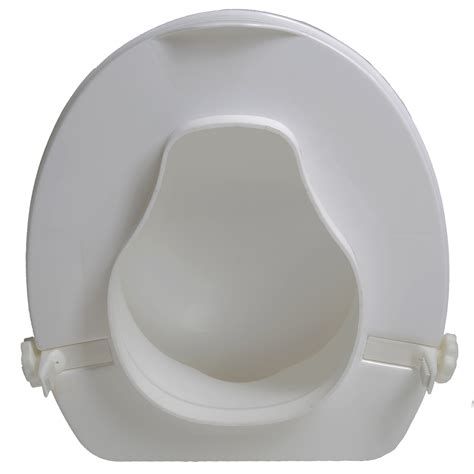 Toilet Seat Riser w/ Lid, 4" Elevation - Free Shipping - Home Medical ...