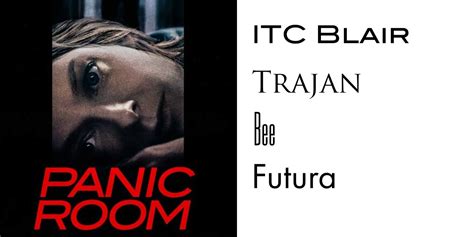 Panic Room movie poster - Fonts In Use