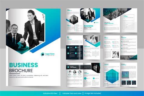 Business Brochure Template Layout Design Graphic by Tanu · Creative Fabrica