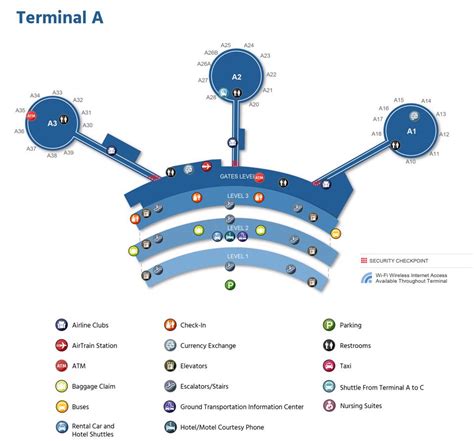 Newark Liberty Airport(EWR) Terminal Maps, Shops, Restaurants, Food Court 2024