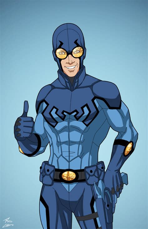 Blue Beetle (Earth-27) commission by phil-cho on DeviantArt