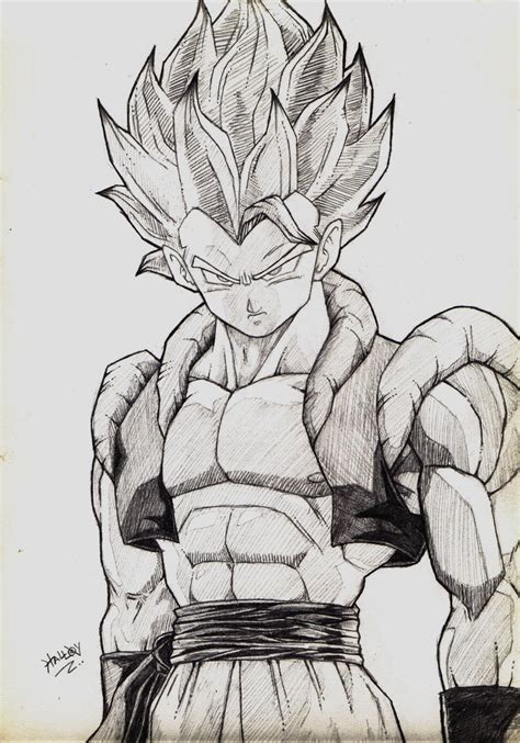 la fusion de goku y vegeta by halleymurray on DeviantArt