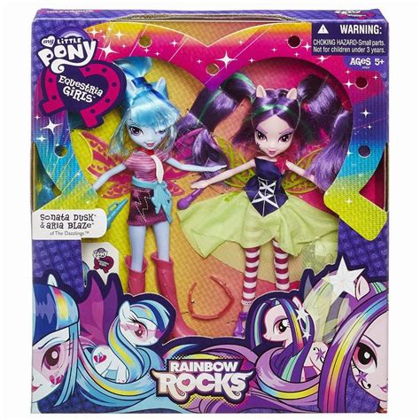 Sonata Dusk and Aria Blaze Rainbow Rocks Dolls Found! | MLP Merch