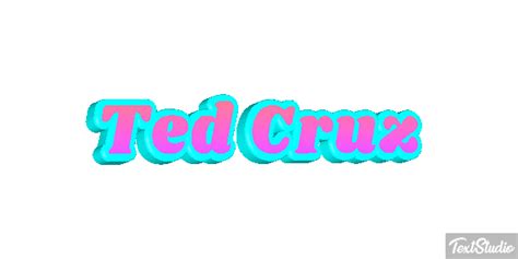 Ted Cruz Celebrity Animated GIF Logo Designs