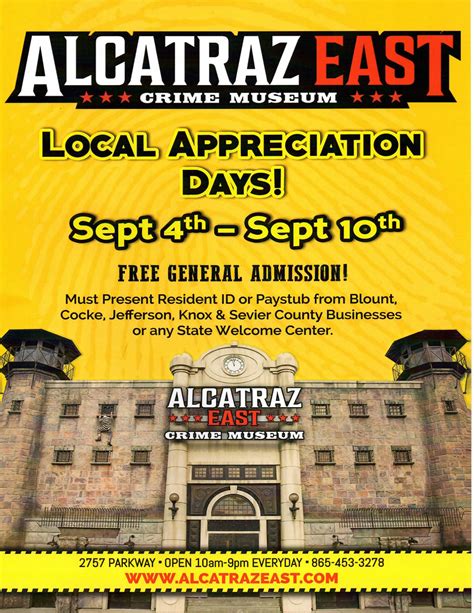 PLEASE SHARE !!! Alcatraz East... - Sevier County Days