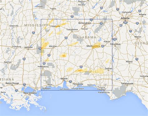 Interactive Hail Maps - Camden AL Region