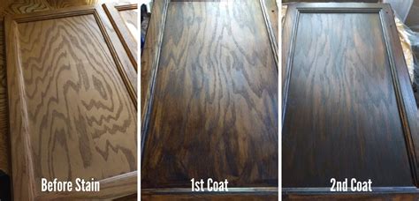 Grey Gel Stain Over Honey Oak Cabinets | www.resnooze.com