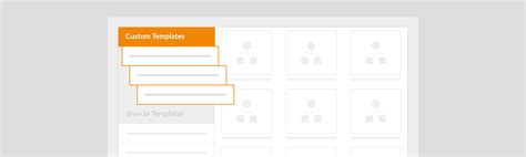 Leverage your draw.io user experience with custom templates - draw.io
