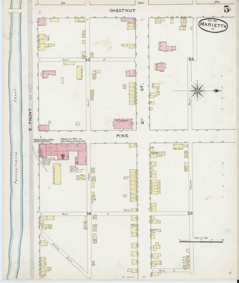 Fire Insurance Maps of Marietta 1891 – Marietta, PA