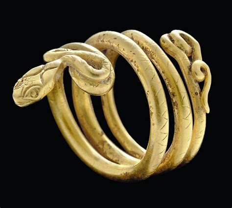 A ROMAN GOLD SNAKE RING - CIRCA 1ST CENTURY B.C.-1ST CENTURY A.D. | Ancient roman jewelry, Roman ...