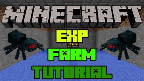 Minecraft | Cave Spider XP Farm (TUTORIAL) - YouTube