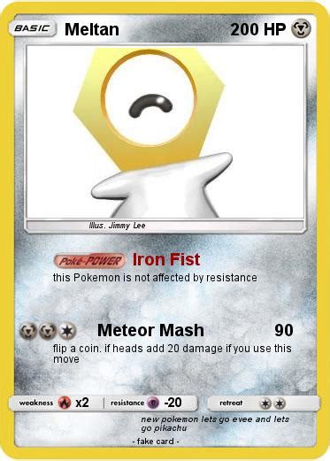 Pokémon Meltan 6 6 - Iron Fist - My Pokemon Card