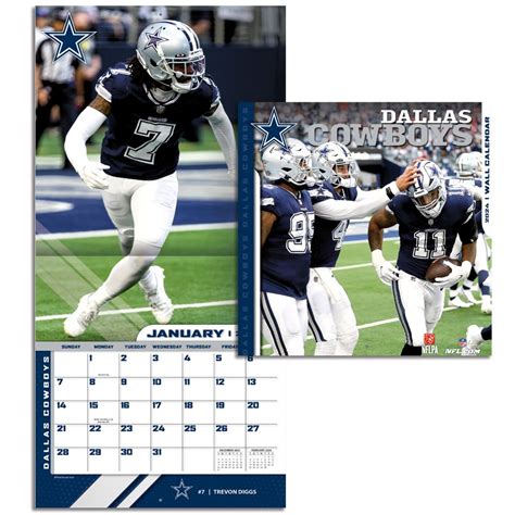 Dallas Cowboys 2024 Mini Wall Calendar - Calendars.com