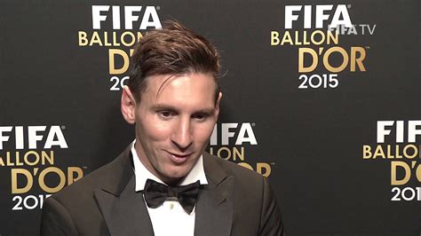 EXCLUSIVE - Lionel Messi, FIFA Ballon d'Or 2015 (SPANISH) - YouTube