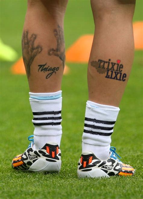 Messi Tattoo - Lionel Messi appears to have coloured in his leg tattoo ...