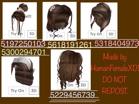 The Best 30 Cute Aesthetic Brown Hair Codes Bloxburg - dierenambulanceverhalen