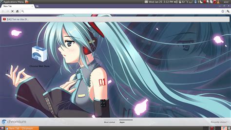 Anime Section: Chrome Theme