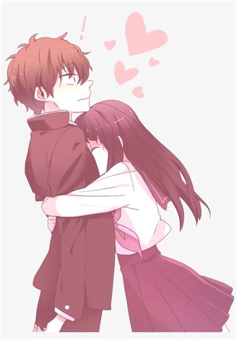 Anime Girl Hugging Boy