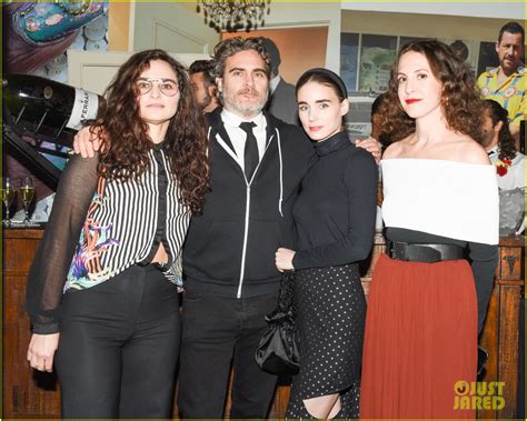 Joaquin Phoenix & Fiancee Rooney Mara Couple Up at W Magazine's Pre ...