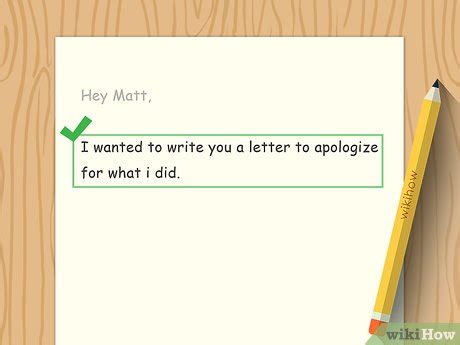 How to Write an Apology Letter: 15 Steps (with Pictures) - wikiHow