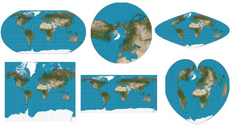 Plane Projection Map