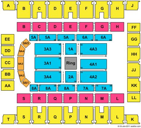 Knoxville Civic Coliseum Seating Chart | Knoxville Civic Coliseum Event ...