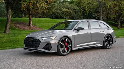 2020 Audi RS 6 Avant (Color: Nardo Gray; US-Spec) - Front Three-Quarter ...