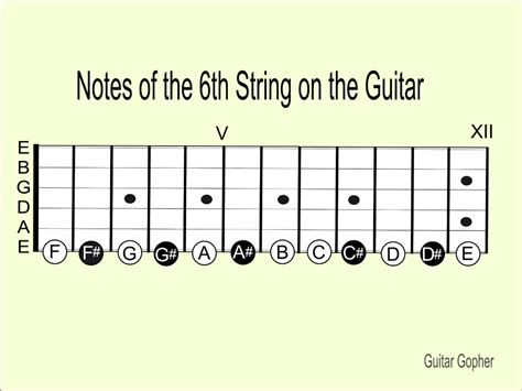 Guitar 6 String Notes