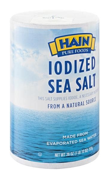 Hain Iodized Sea Salt | Hy-Vee Aisles Online Grocery Shopping