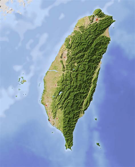 Taiwan Map - Guide of the World