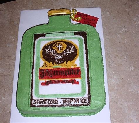 Jagermeister Bottle - CakeCentral.com