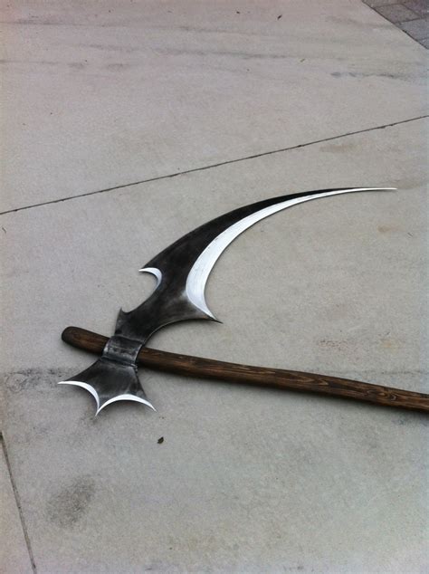 KUSTOM STEEL: Grim Reaper Scythe Aluminum and pine Prop for...